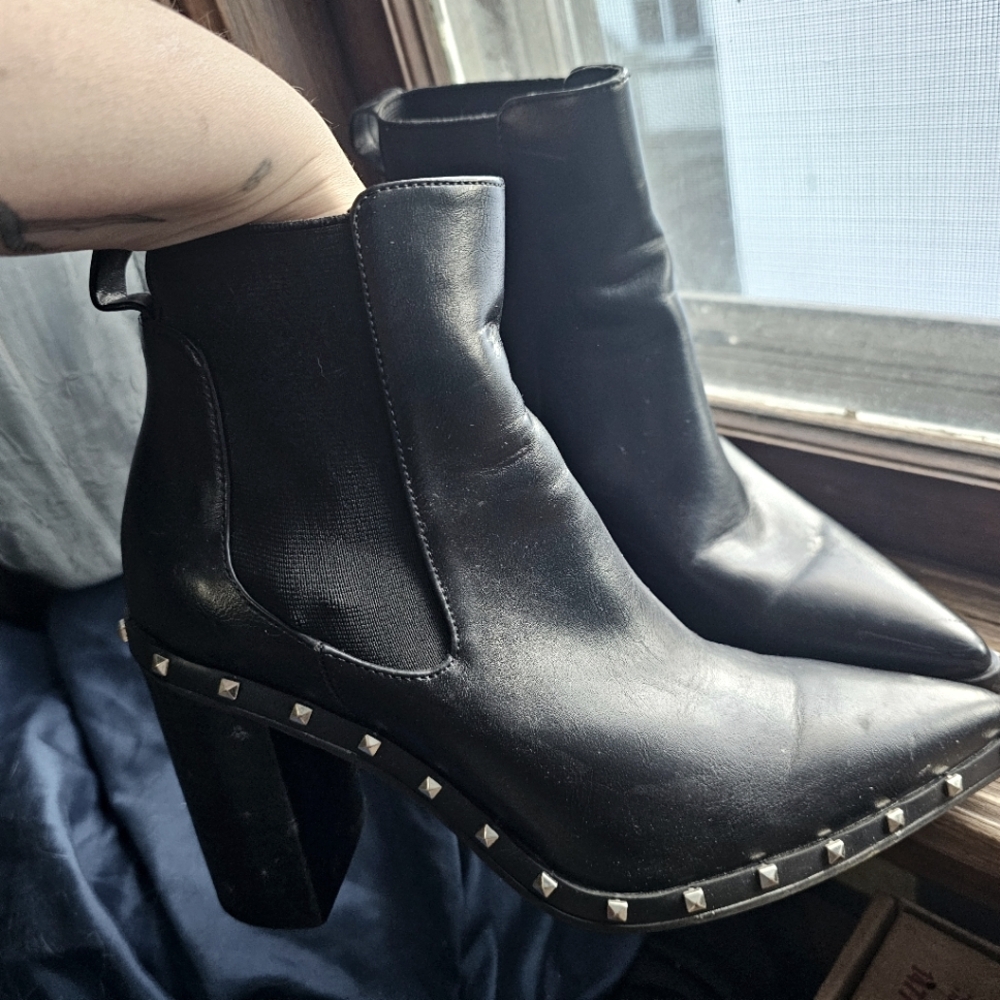 Studded boots